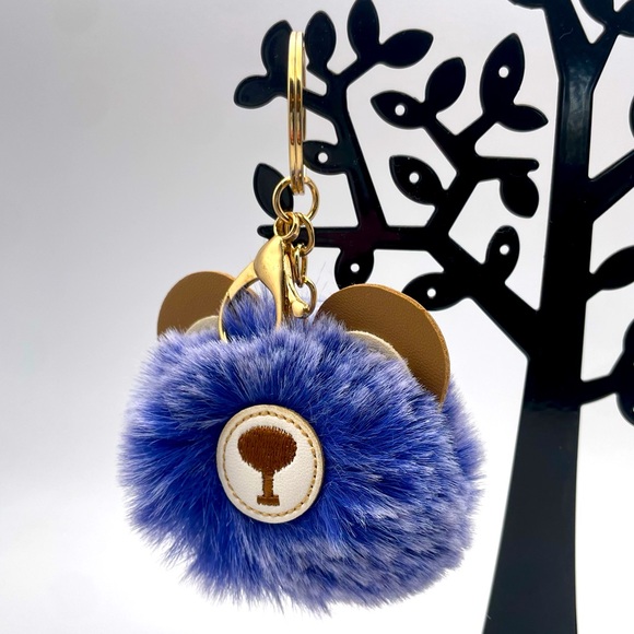 VIOLET BEAR | Pom Pom | Bag Charm | Keychain (Brand New!) 💘 - Picture 6 of 7